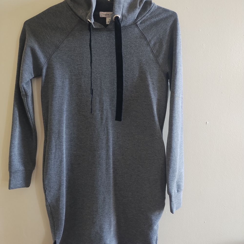 Adam Levine Collection Charcoal and Black Hoodie